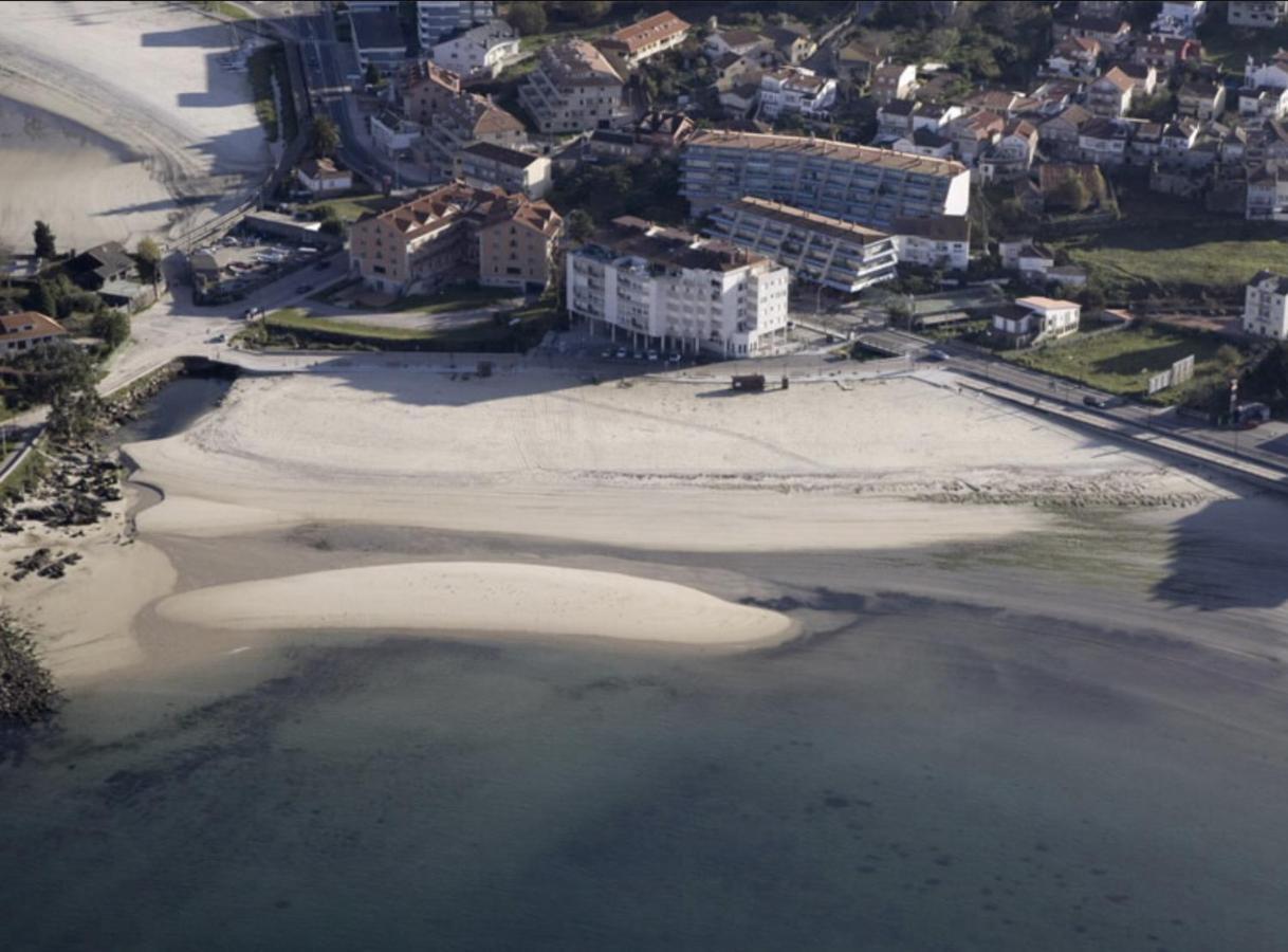 Casita Independiente Y Tres Apartamentos Con Piscina Ladeira Playa Baiona Esterno foto