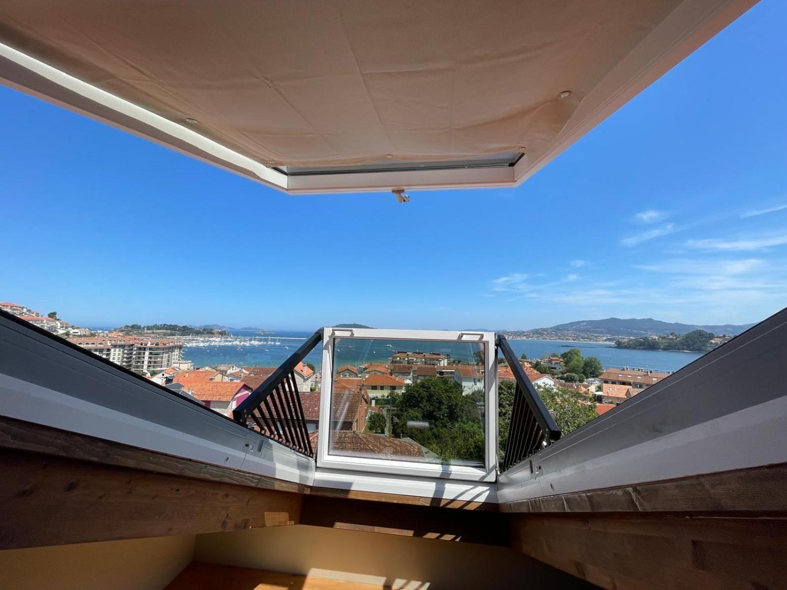 Casita Independiente Y Tres Apartamentos Con Piscina Ladeira Playa Baiona Esterno foto