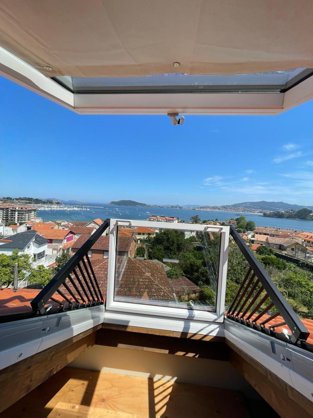 Casita Independiente Y Tres Apartamentos Con Piscina Ladeira Playa Baiona Esterno foto