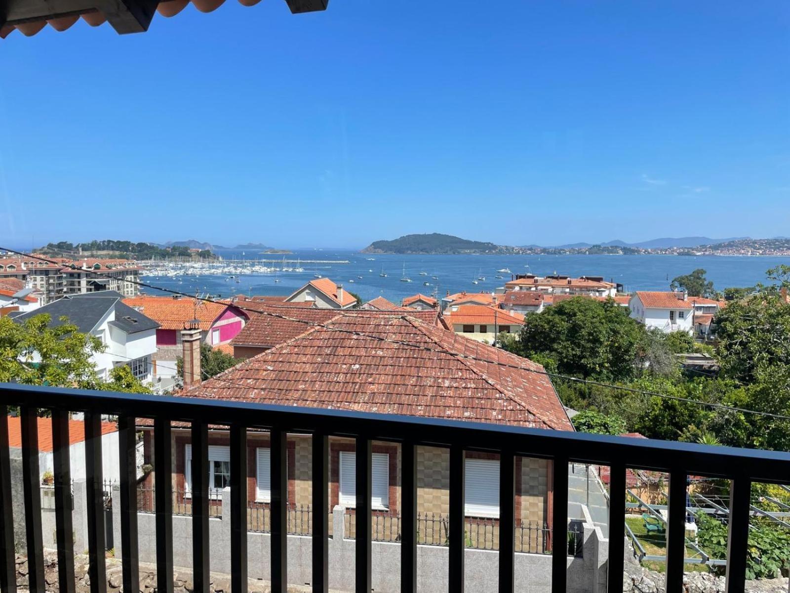Casita Independiente Y Tres Apartamentos Con Piscina Ladeira Playa Baiona Esterno foto